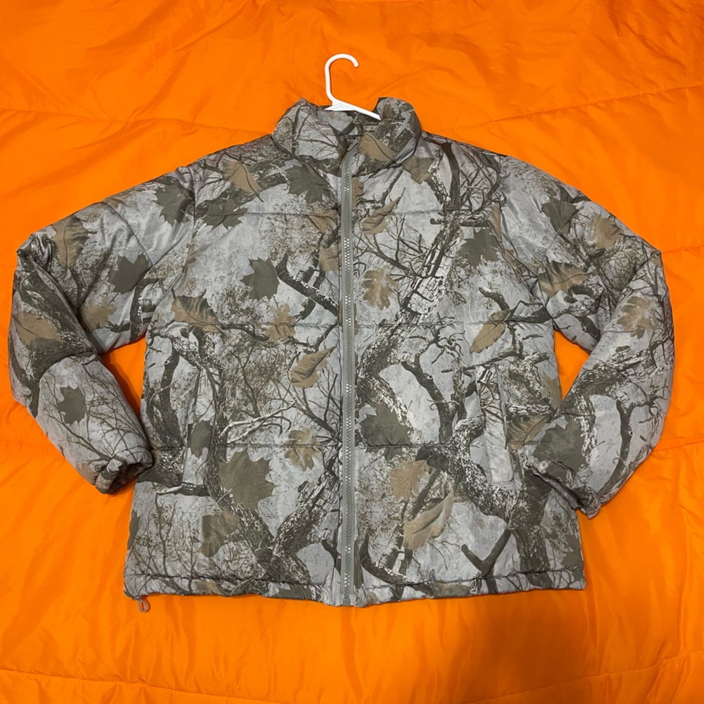 Forever 21 Camouflage and Orange Jacket